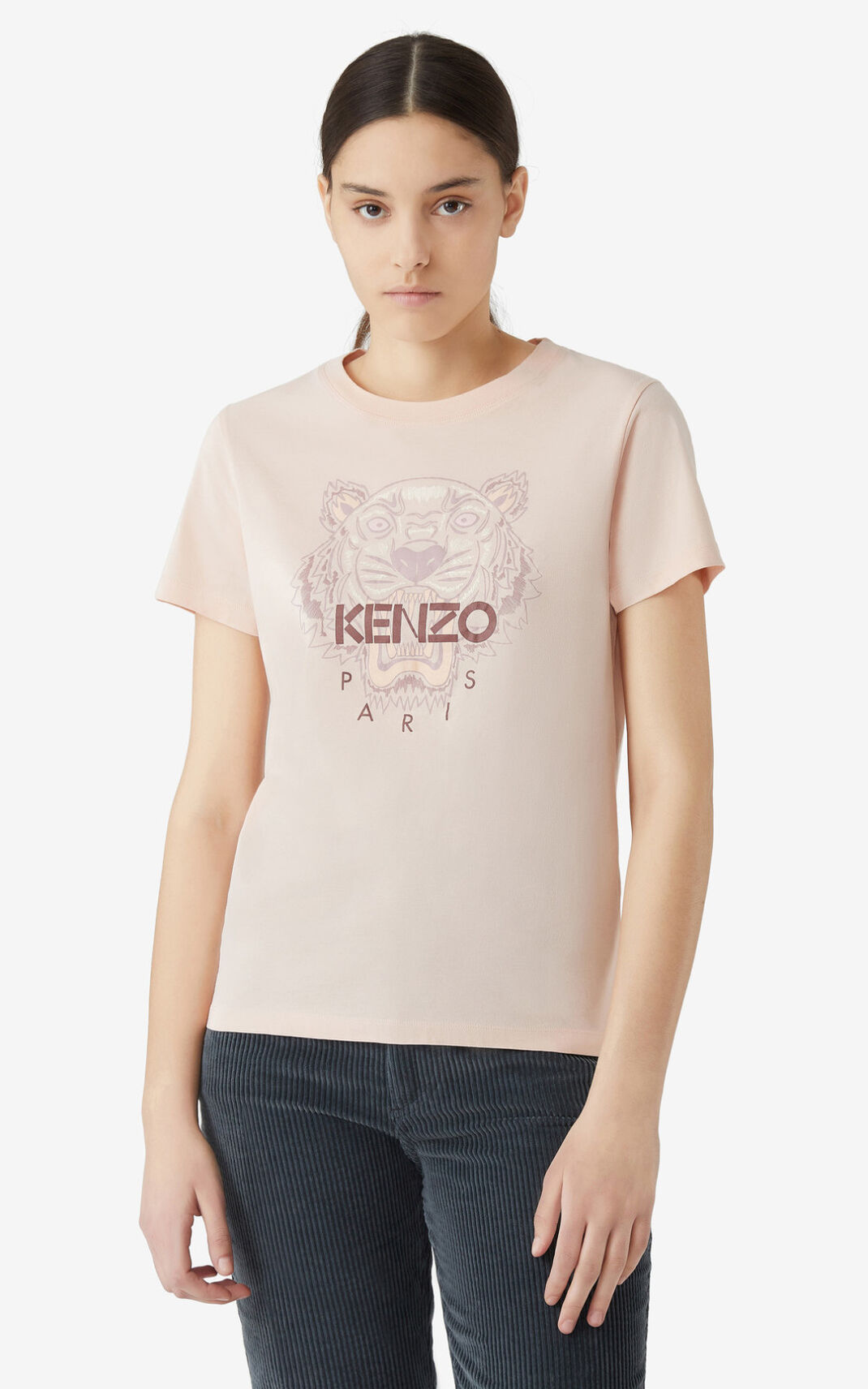 Kenzo Tiger Camisetas Mujer Rosas | 1329658-MB